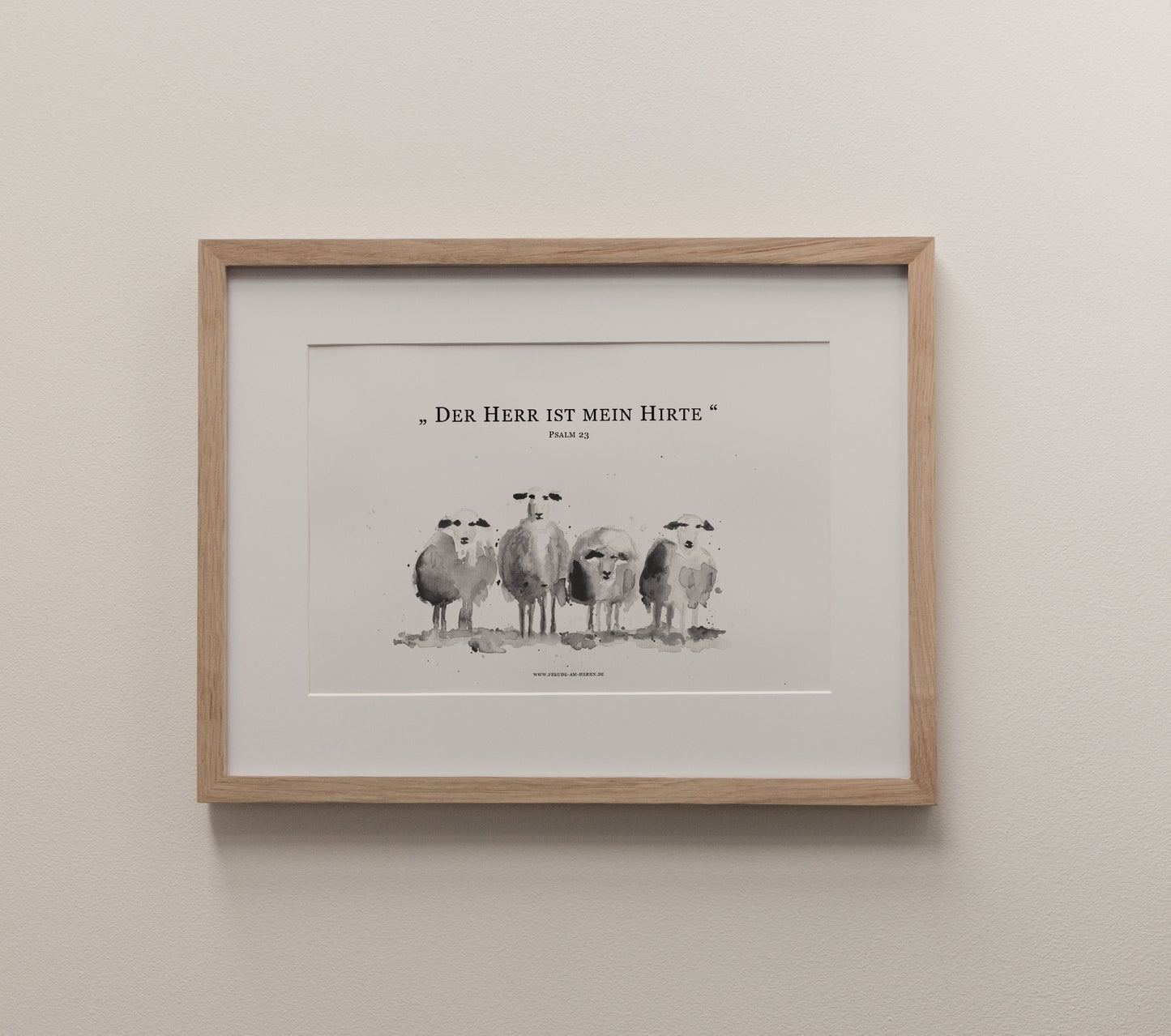 Der Herr ist mein Hirte | Poster