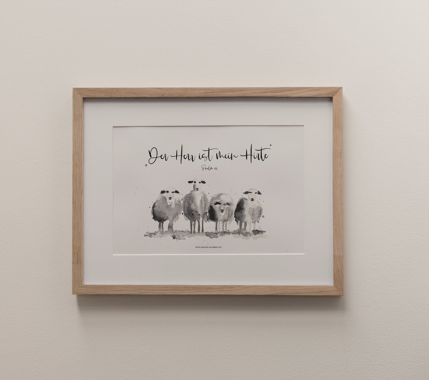 Der Herr ist mein Hirte | Poster