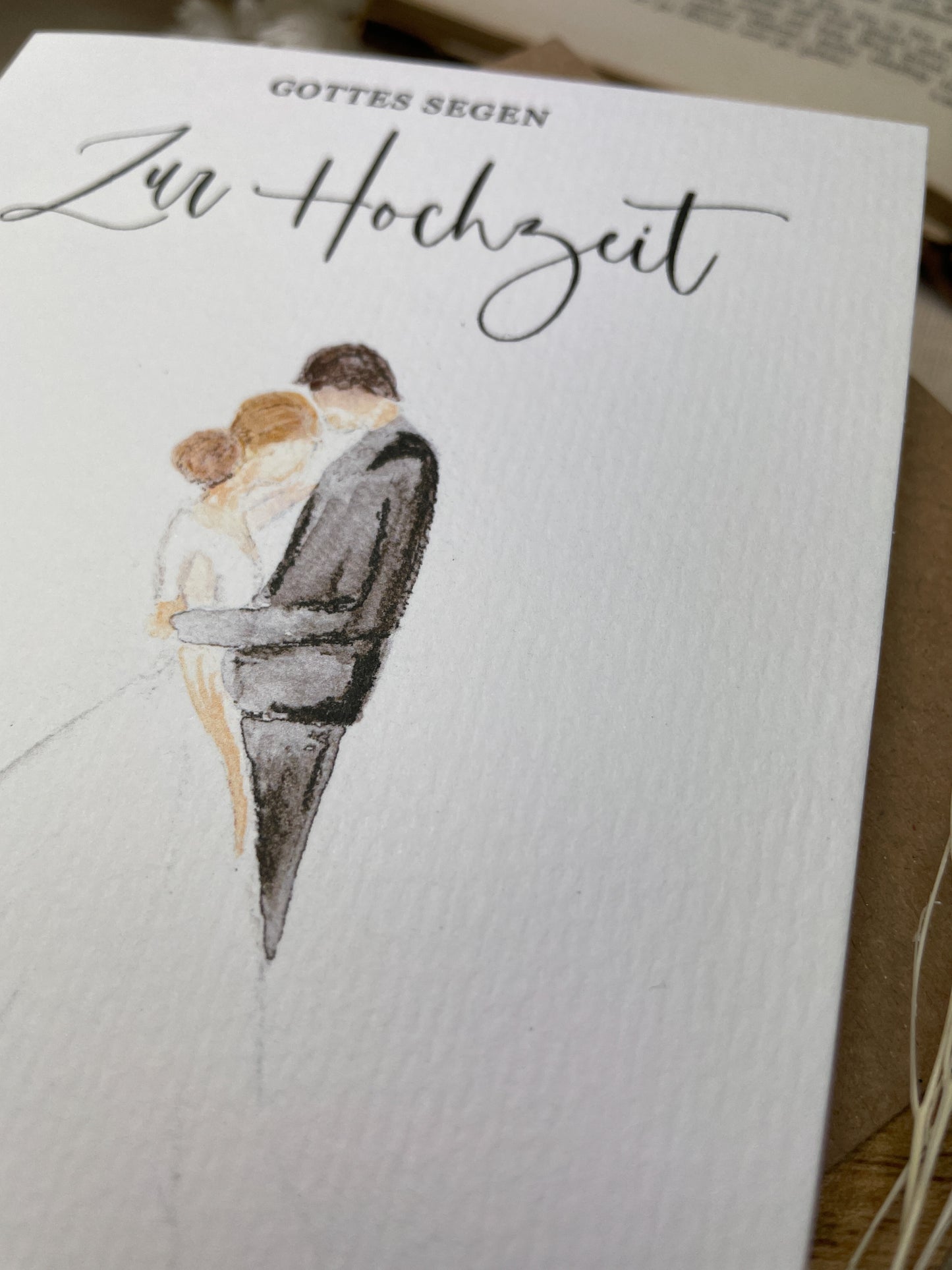 Karte für Hochzeit | Gottes Segen zur Hochzeit