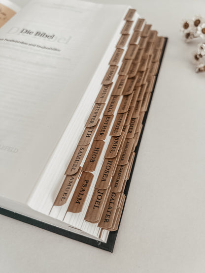 Bibelregister | Bücher der Bibel | Kraftpapier, selbstklebend