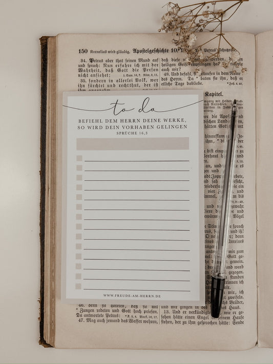 To-Do Liste | Block