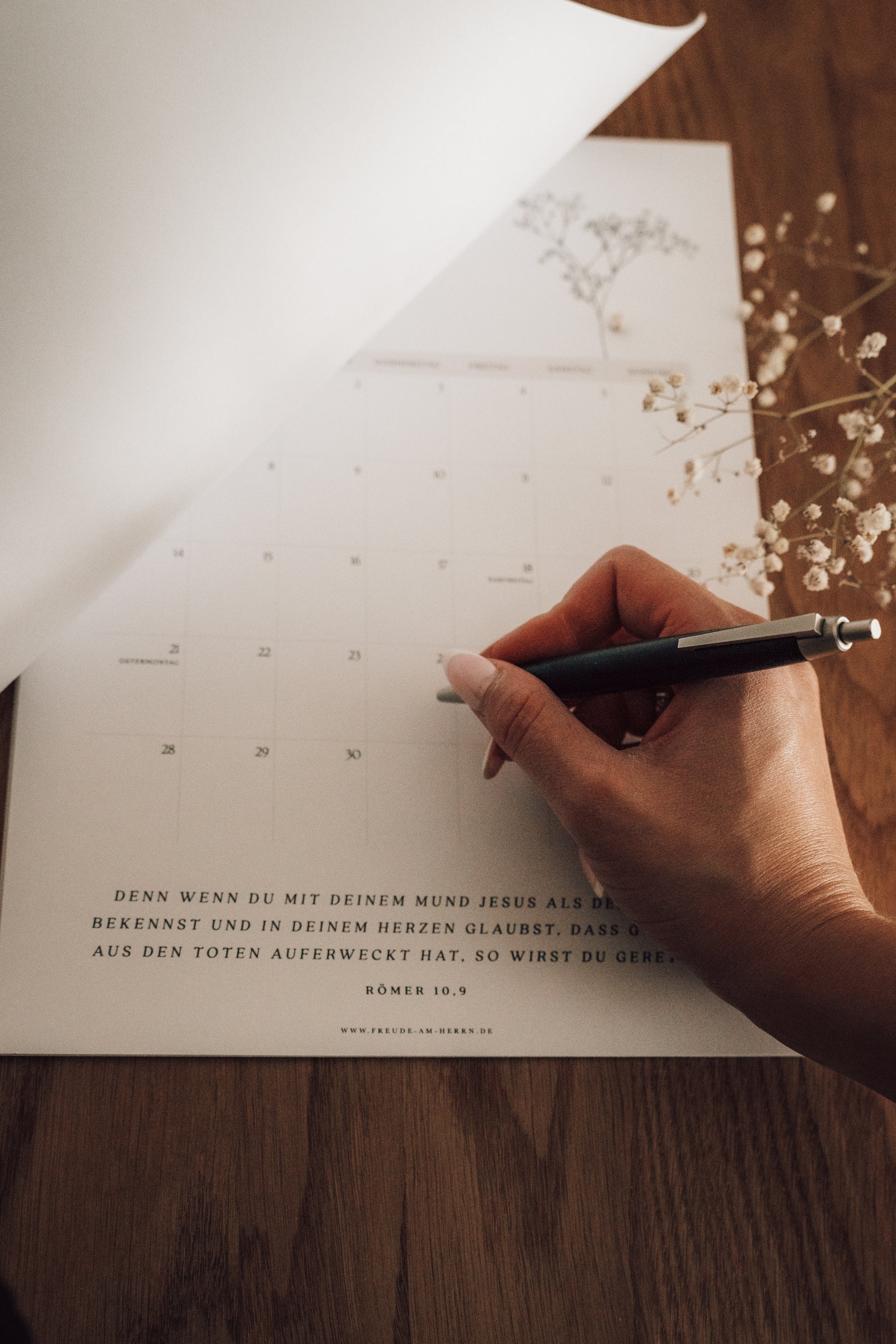 Kalender 2025 mit Bibelversen